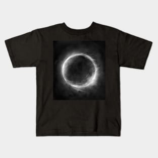 White Fire Ring Kids T-Shirt